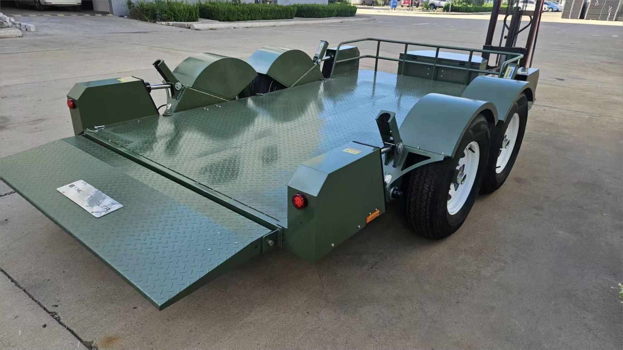 Top 5-Ton Dual-Axle Hydraulic Lifting Trailers from China for Heavy-Duty Jobs